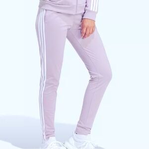 lavender adidas soccer pants